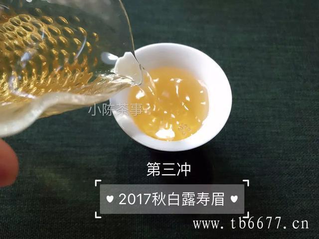 秋天喝白茶的好处